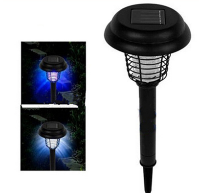 Lámpara antimosquitos Led Solar, dispositivo electrónico para matar moscas, insectos, plagas, trampa Uv, lámpara de jardín para césped al aire libre 