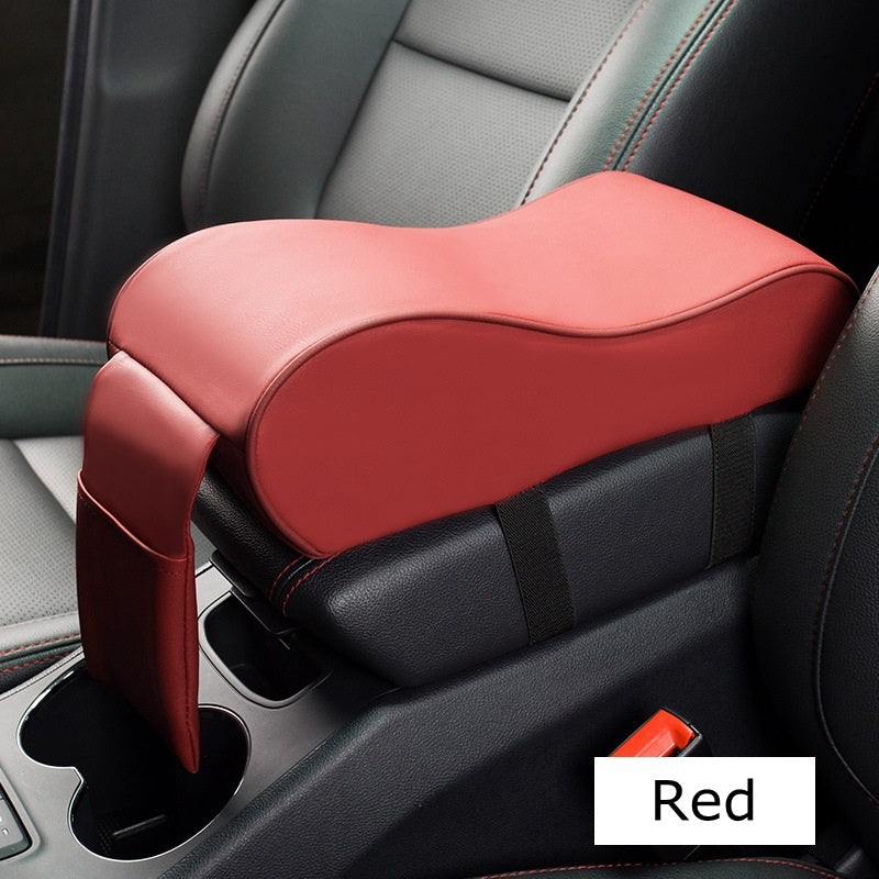 New Leather Car Armrest Pad Universal Auto Armrests Car Center Console Arm Rest Seat Box Pad Vehicle Protective Car Styling