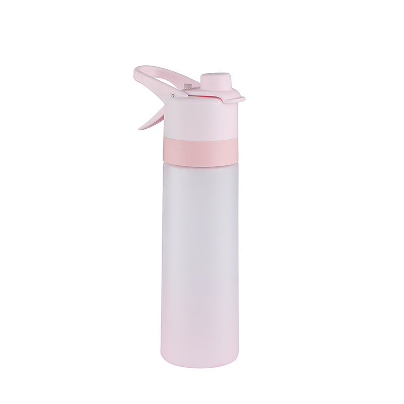 Botella de agua pulverizada para niñas, deporte al aire libre, taza de agua para Fitness, botella pulverizadora de gran capacidad, botellas de viaje, utensilios de cocina