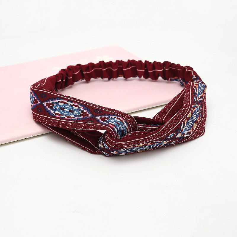 Chiffon silk headband ladies headband