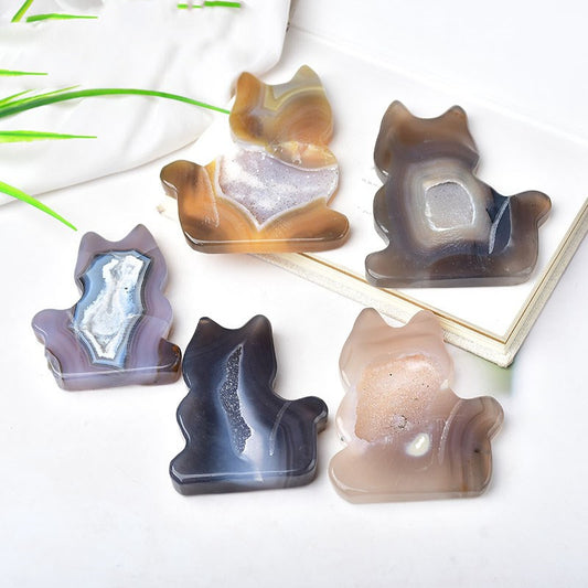 Cure Department Lovely Agate Crystal Cave Cat Home