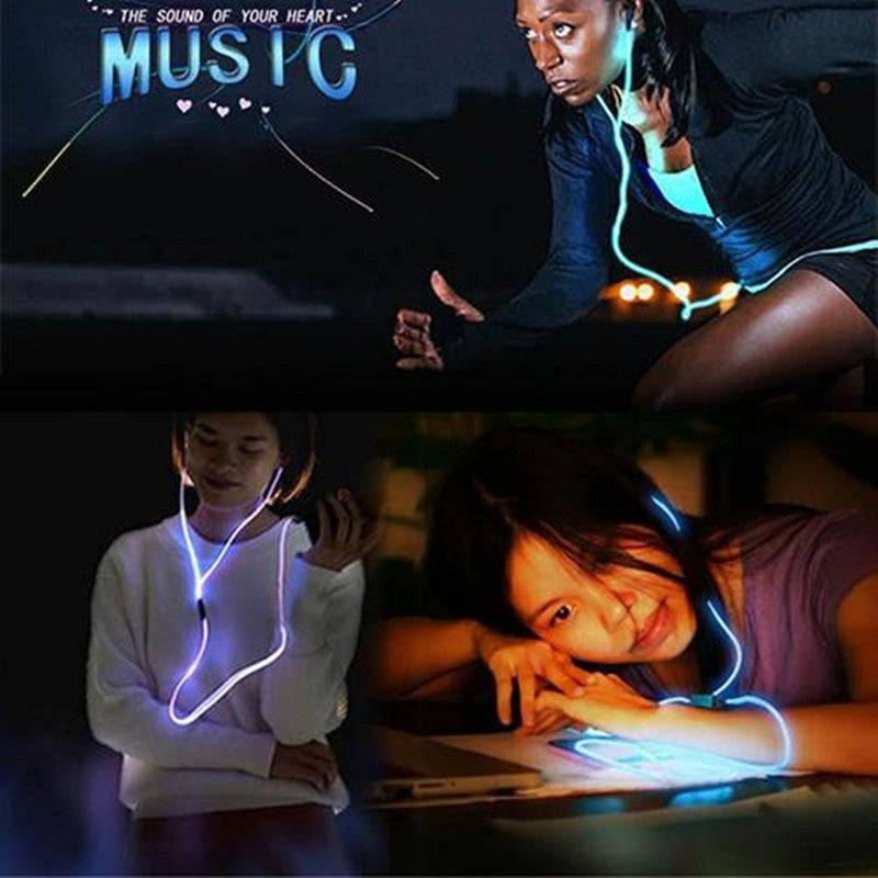 Compatible con Apple, auricular LED Magic Light