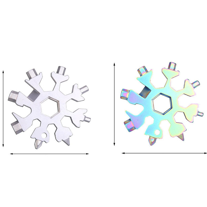 Combinación de tarjeta de herramientas multifunción Snow 18 en uno