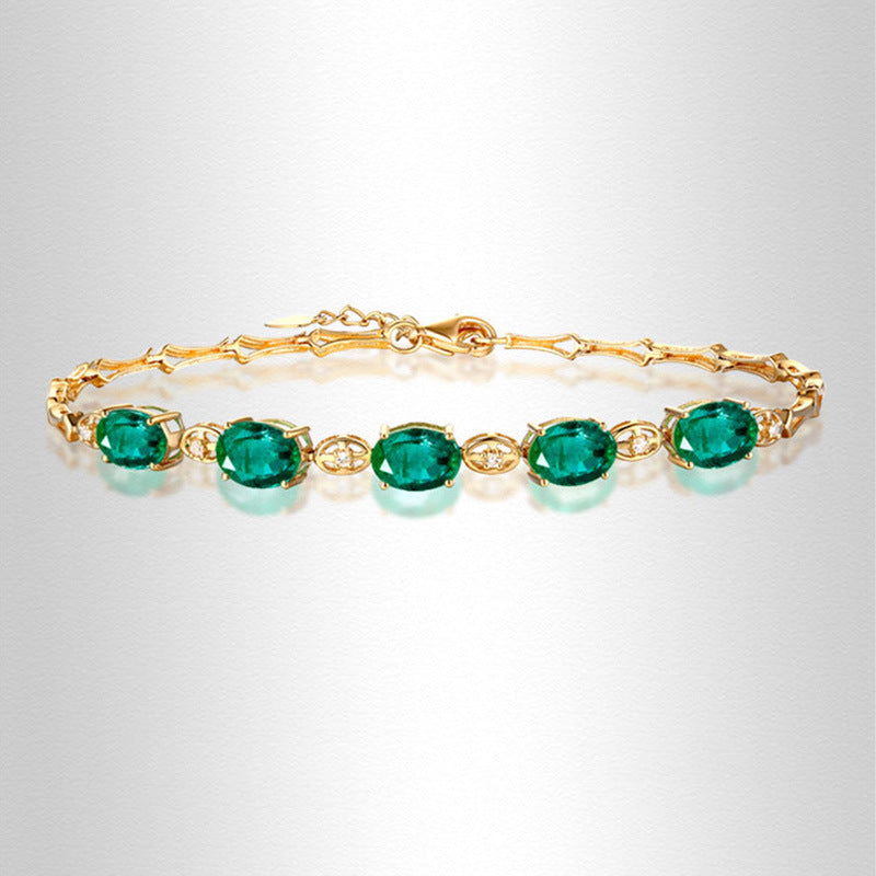 Emerald bracelet