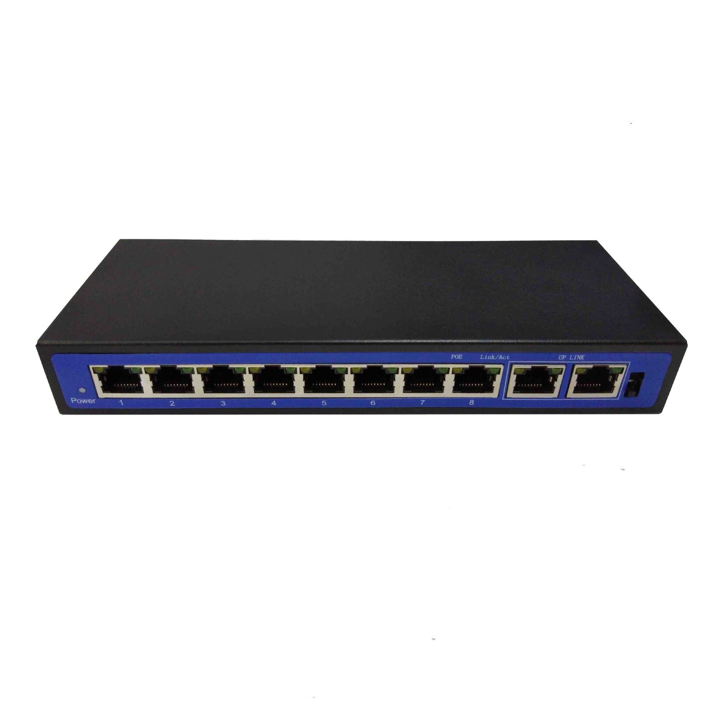 8+2 power 10 port 100M POE switch wireless AP 48V external power supply