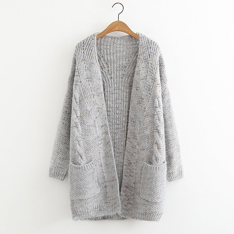 Autumn and Winter Knitted Cardigan