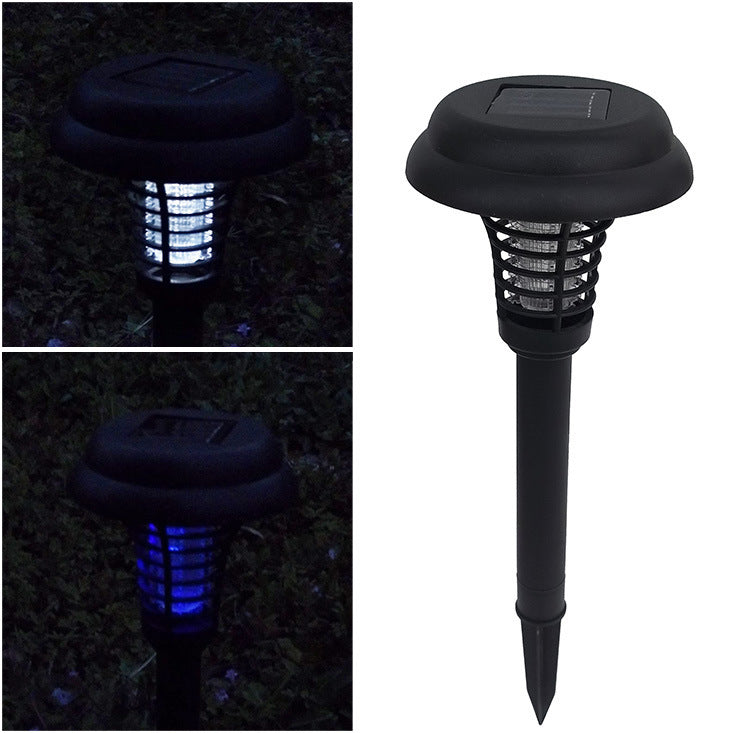 Lámpara antimosquitos Led Solar, dispositivo electrónico para matar moscas, insectos, plagas, trampa Uv, lámpara de jardín para césped al aire libre 