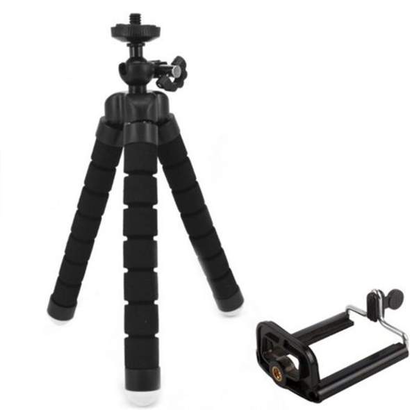 Compatible con Apple, teléfono móvil Mini trípode Pulpo Flexible Soporte para Smartphone Soporte de Clip Estabilizador de Montaje Agarre de vídeo Monopie Mesa Gorillapod