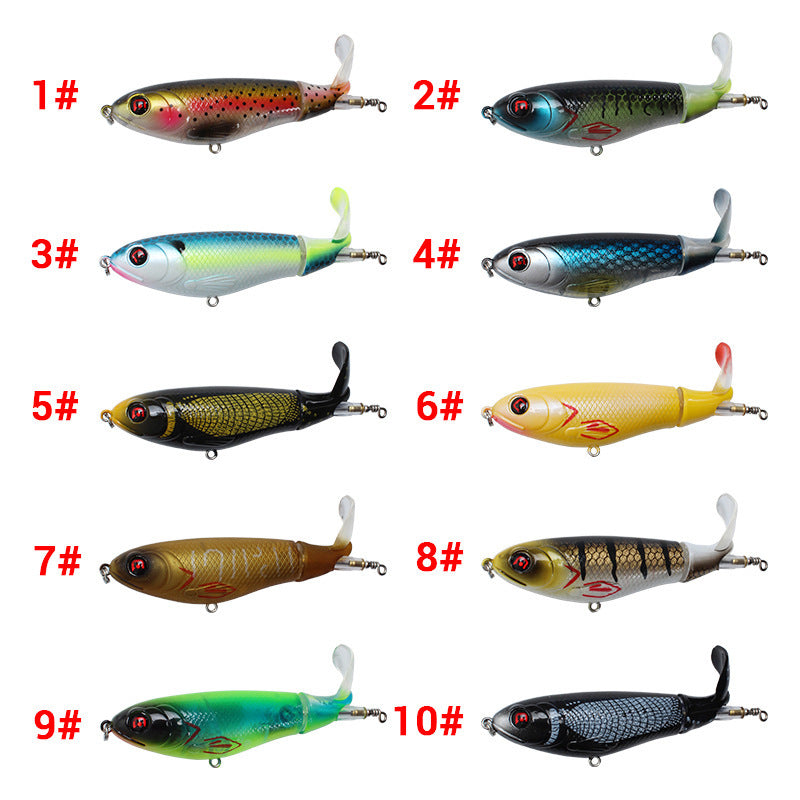 Personalized Bait Bait Hard Bait Soft Spanish Mackerel Rotating Tail Fishing Tackle