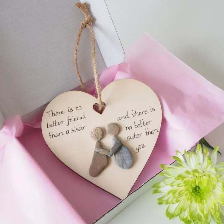 Wooden Heart Shaped Thanksgiving Gift