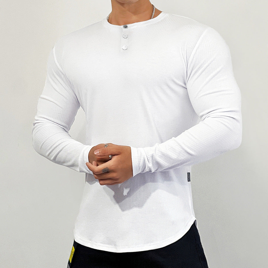 Men's Muscle Exercise Fitness T-shirt