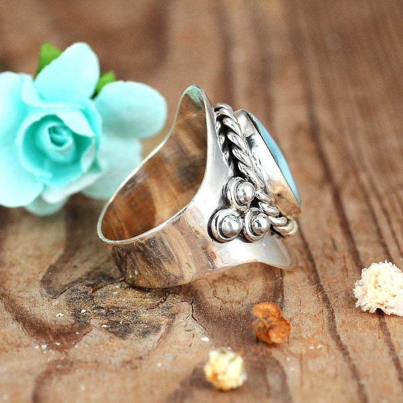 Bohemian Jewelry Emerald Ring