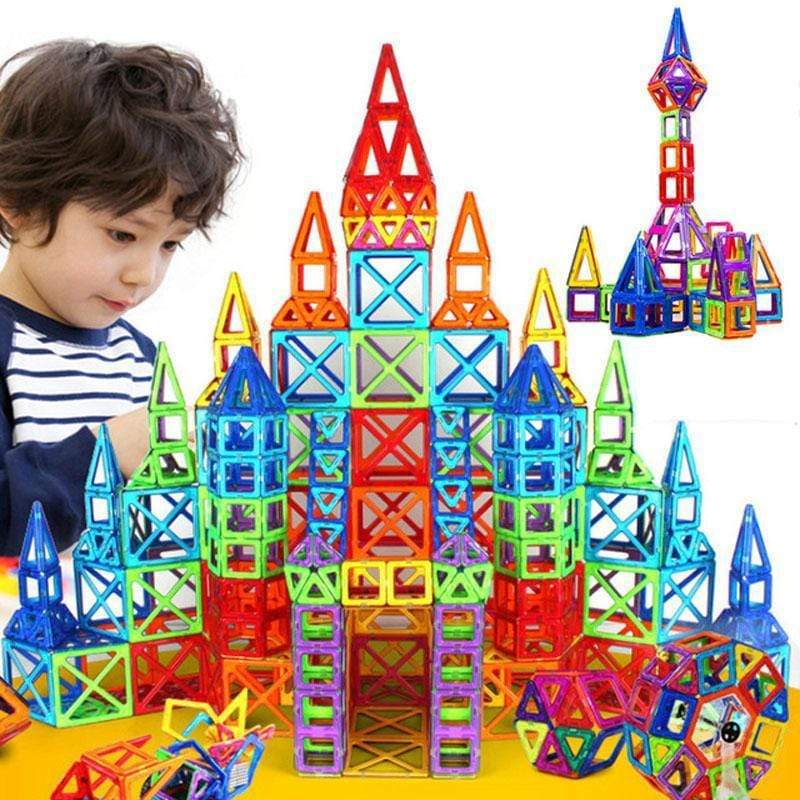 Bloques de construcción magnéticos, juguetes magnéticos DIY para niños, juego de construcción de diseñador, regalos para niños, juguetes