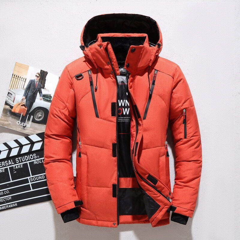 Men's Warm Thickening Exercise Cotton-padded Jacket Ski Pants