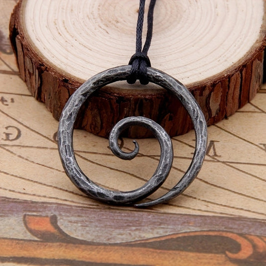 Fashion Retro Spiral Symbol Necklace