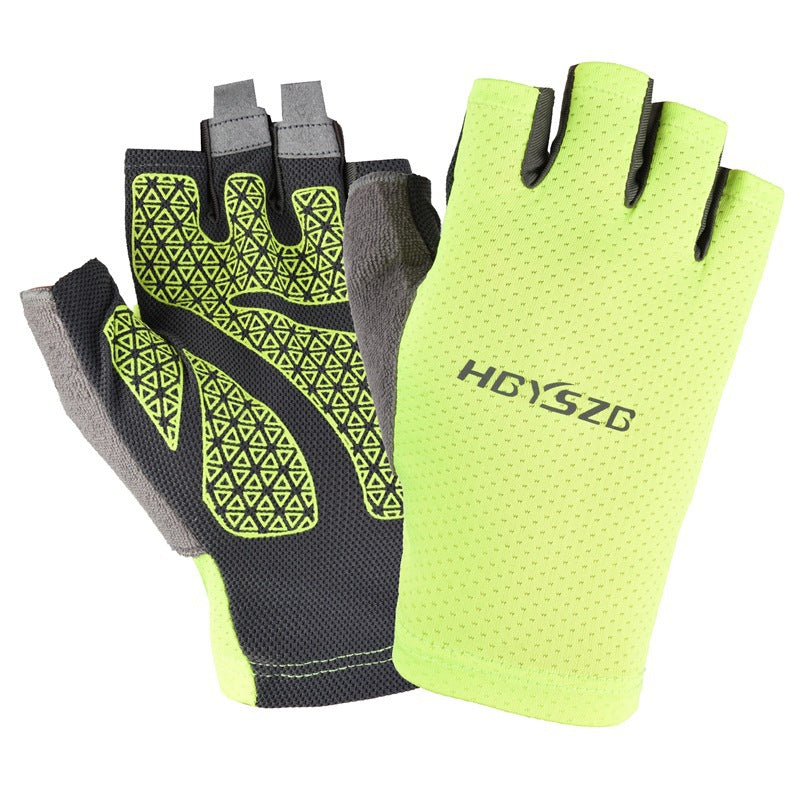 Guantes deportivos de medio dedo para ciclismo para hombre