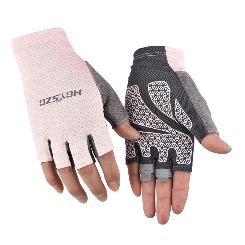 Guantes deportivos de medio dedo para ciclismo para hombre