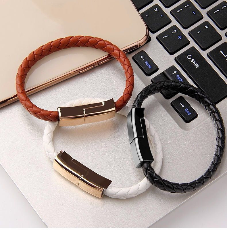 Nuevo cargador de pulsera Cable de carga USB Cable de carga de datos para IPhone14 13 Max Cable USB C para teléfono Micro Cable