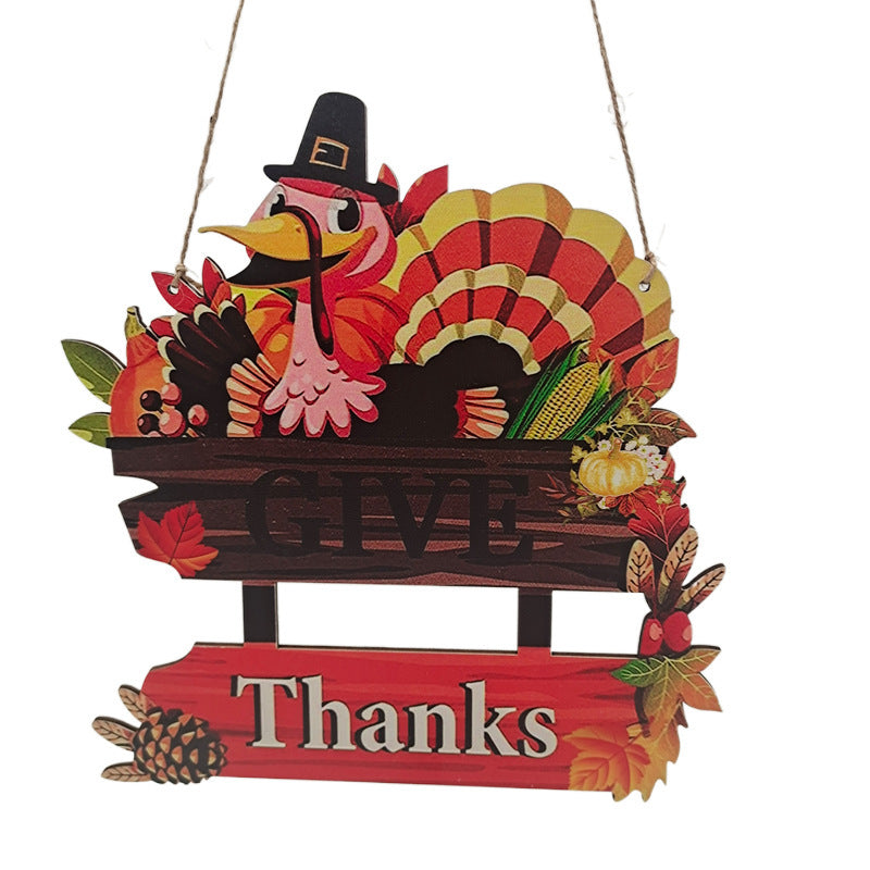 Thanksgiving Wooden Fall Signs Table Decorations Harvest Party Fall Table Centerpieces Autumn Wood Ornaments For Dining Table