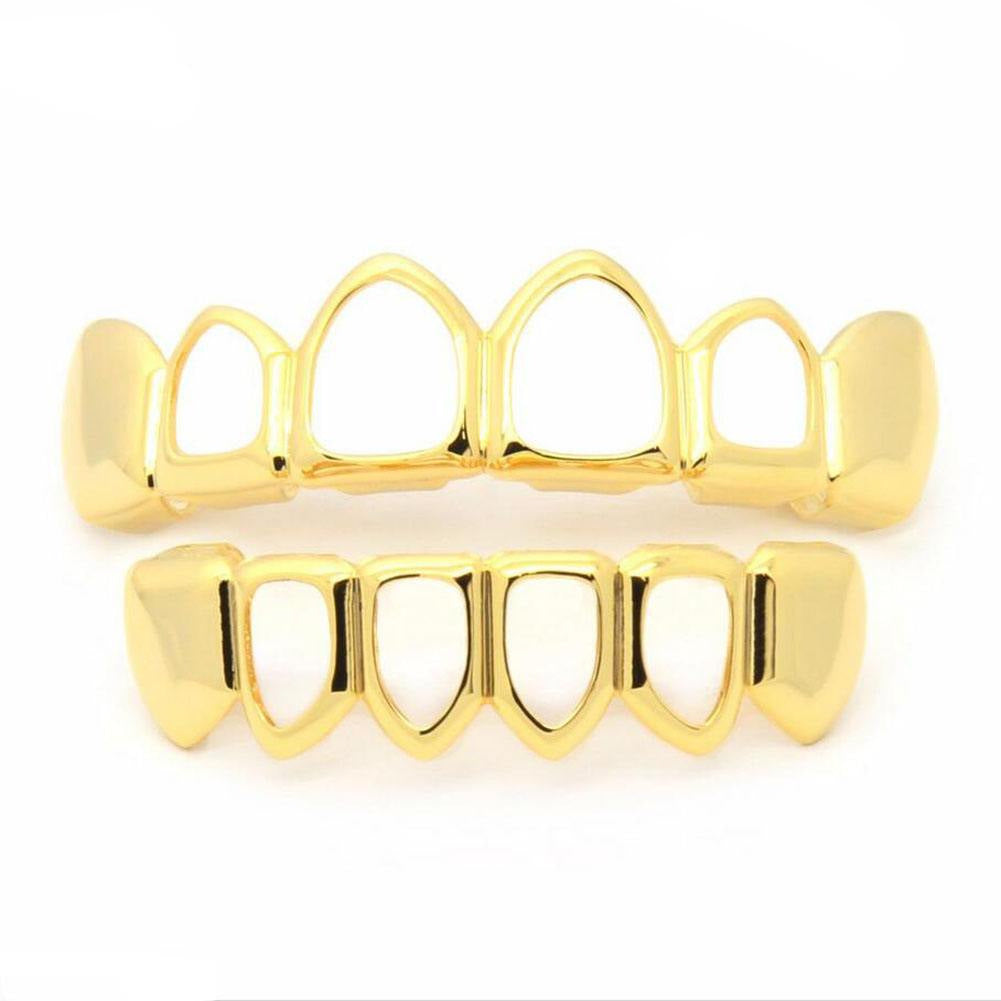 European And American Hiphop Decoration Tooth Socket Gold Plated