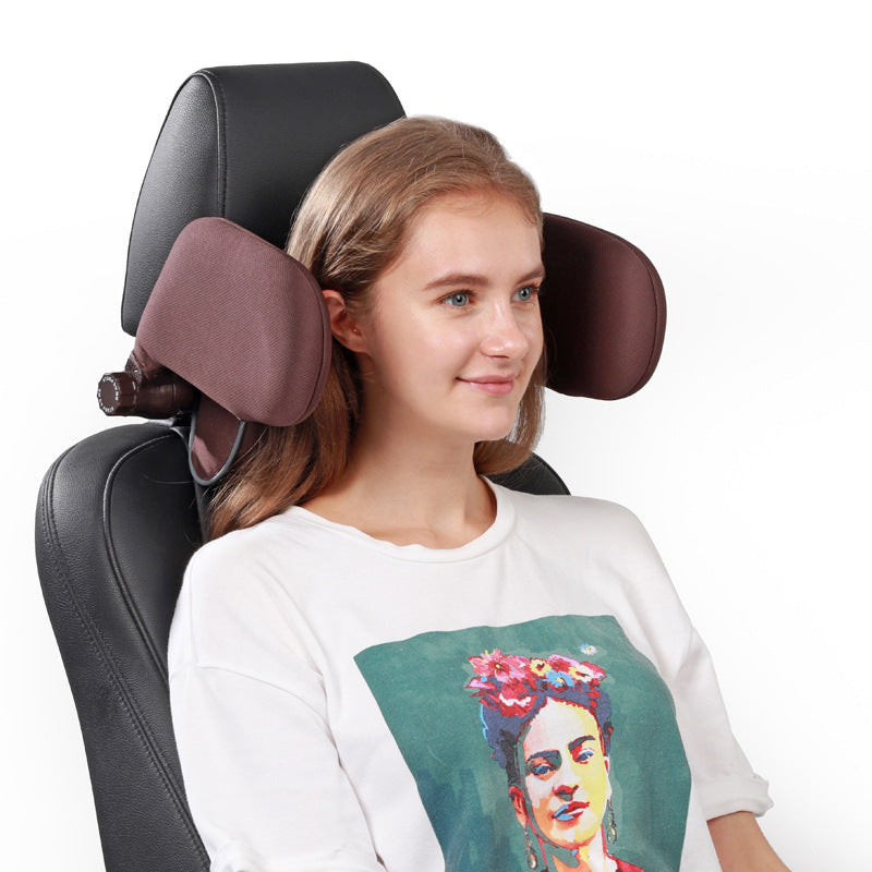 Almohada para reposacabezas de asiento de coche, almohada de descanso para el cuello, solución de soporte para niños y adultos, cojín para la cabeza del asiento del coche