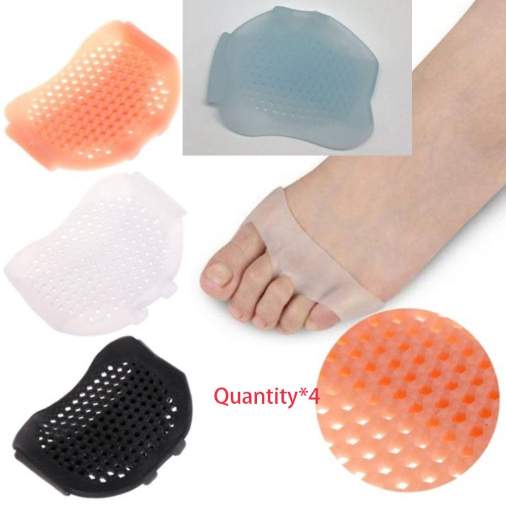 Silicone Forefoot Pads Forefoot Half Yard Insoles Pads Invisible High Heel Shoes Slip Resistant Pads Pain Relief Foot Care Tools