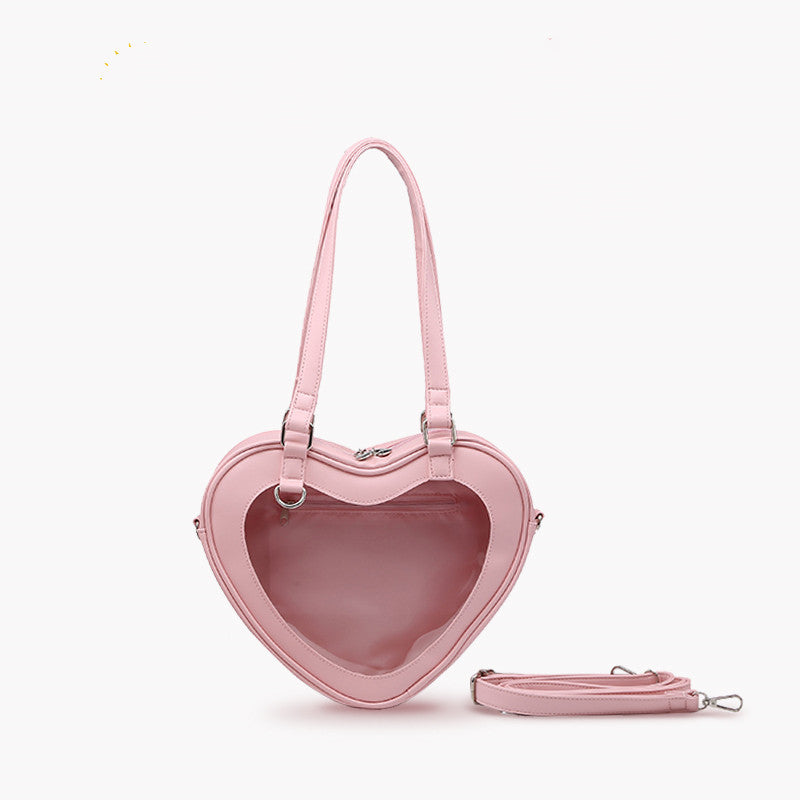 Transparent Crossbody Doll Love Small Pain Bag