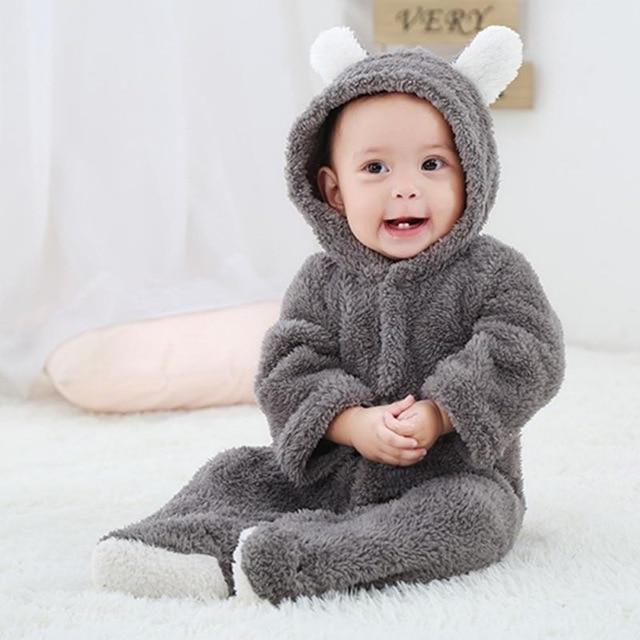 Cute Baby Winter Romper