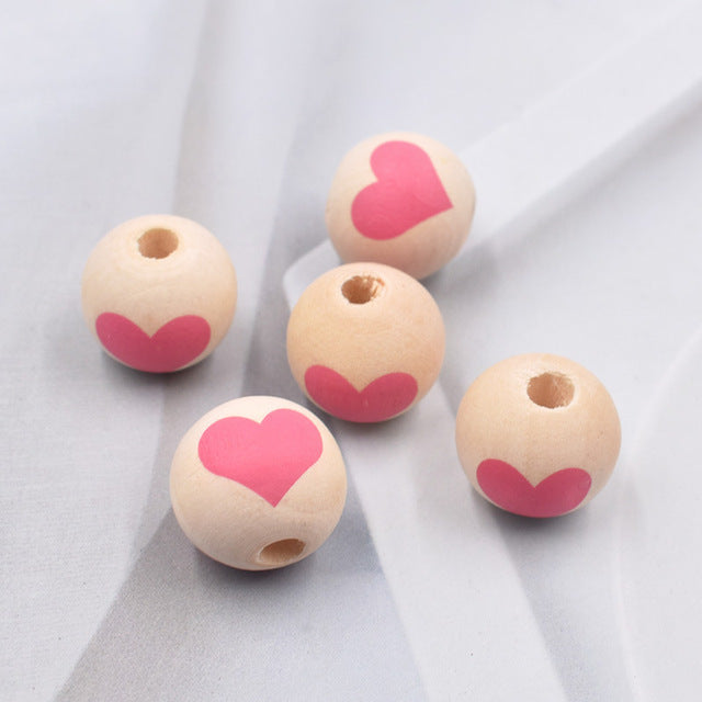 20pcs Valentine's Day New Products DIY Red Heart-Shaped Pain