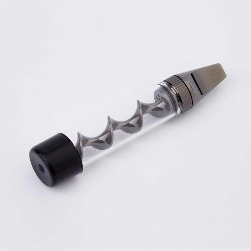 7P Mini V2 Twisty Glass Blunt Dry Herb Smoking Pipe Kit