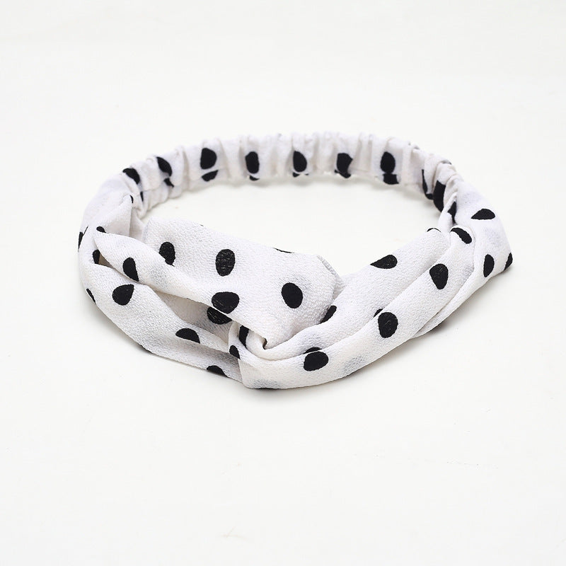 Chiffon silk headband ladies headband