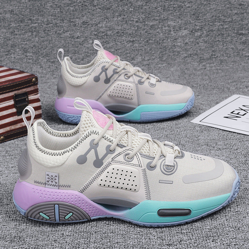 Cotton Candy Basketball Shoes Men's Sneakers