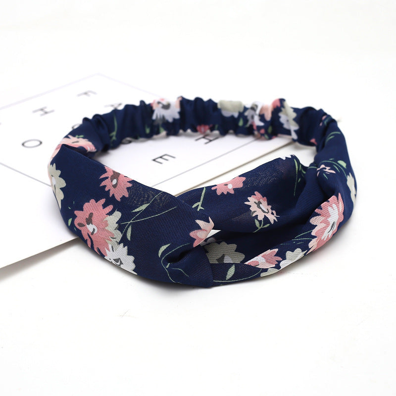 Chiffon silk headband ladies headband