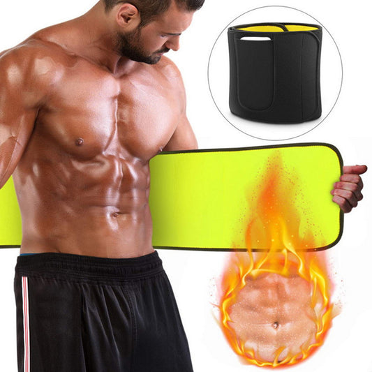 Abdominal exercise fat burning training belt