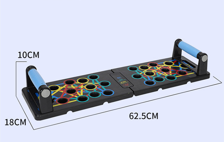 Equipo de ejercicios con tablero de entrenamiento con soporte Push Up