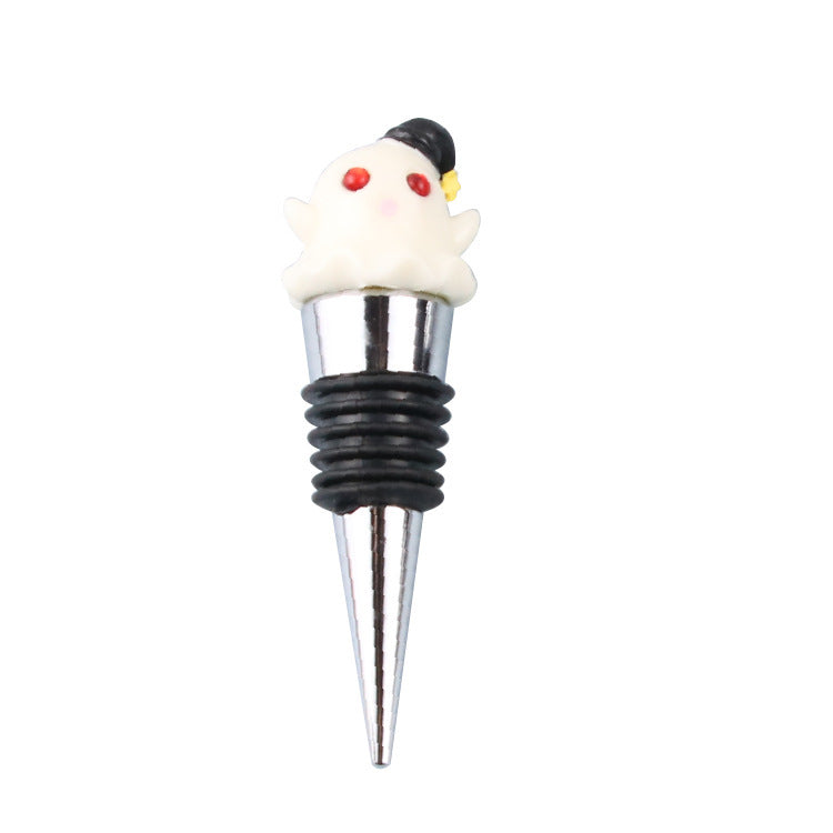 Halloween Sealed Stopper Vacuum Resin Wine Bottle Stopper