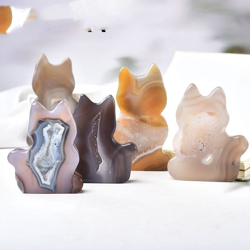 Cure Department Lovely Agate Crystal Cave Cat Home