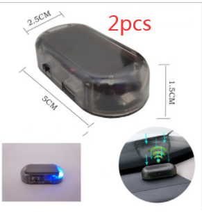 Luz de advertencia antirrobo de simulación solar.