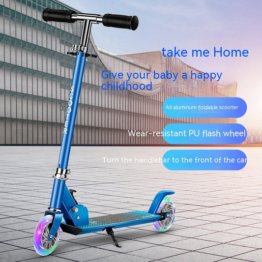 Aluminum Alloy Scooter Children Walker Car