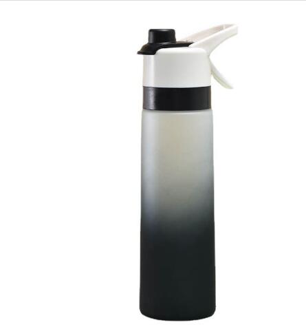 Botella de agua pulverizada para niñas, deporte al aire libre, taza de agua para Fitness, botella pulverizadora de gran capacidad, botellas de viaje, utensilios de cocina