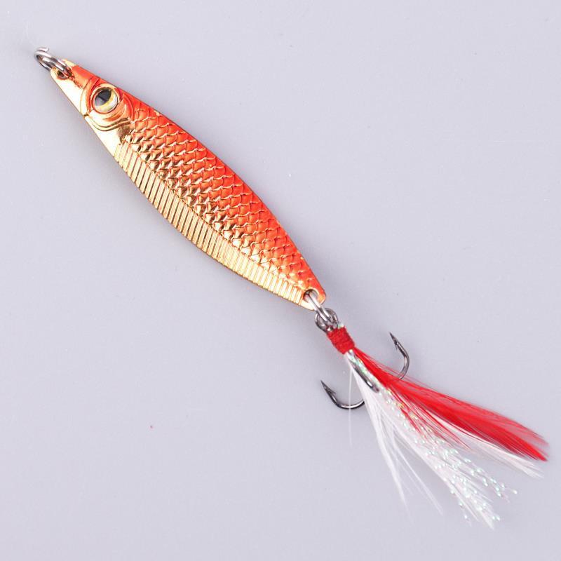 Fishing Gear Bare Piece Color Feather Sequin Lure Lure