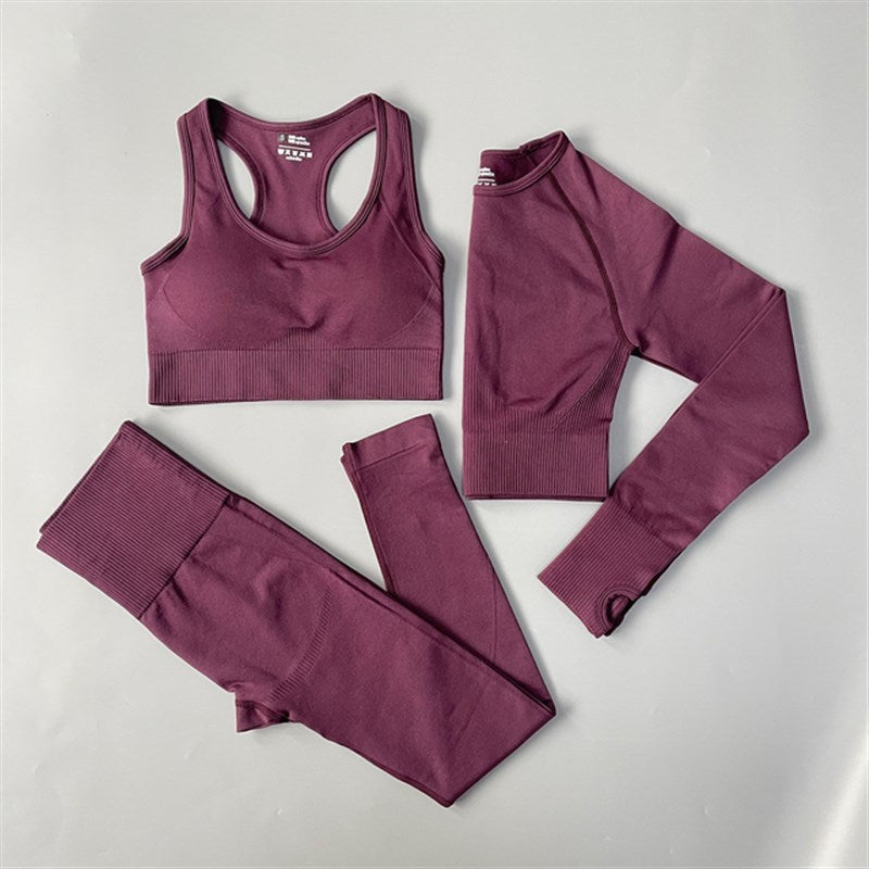 Women's Seamless Exercise Yoga Suit