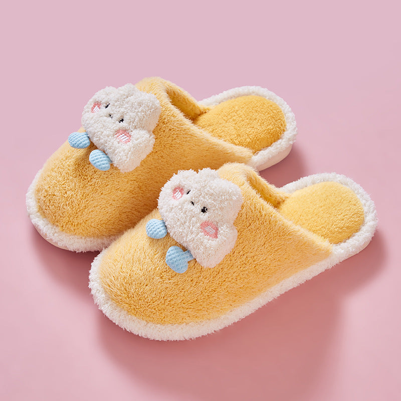 Clouds Couple Cotton Slippers Unisex Household Autumn And Winter Cartoon