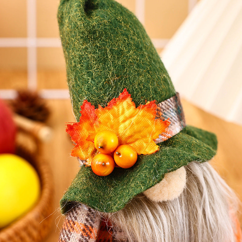 Thanksgiving Day Faceless Old Man Doll Doll Small Size Harvest Festival Doll Gift Domestic Ornaments