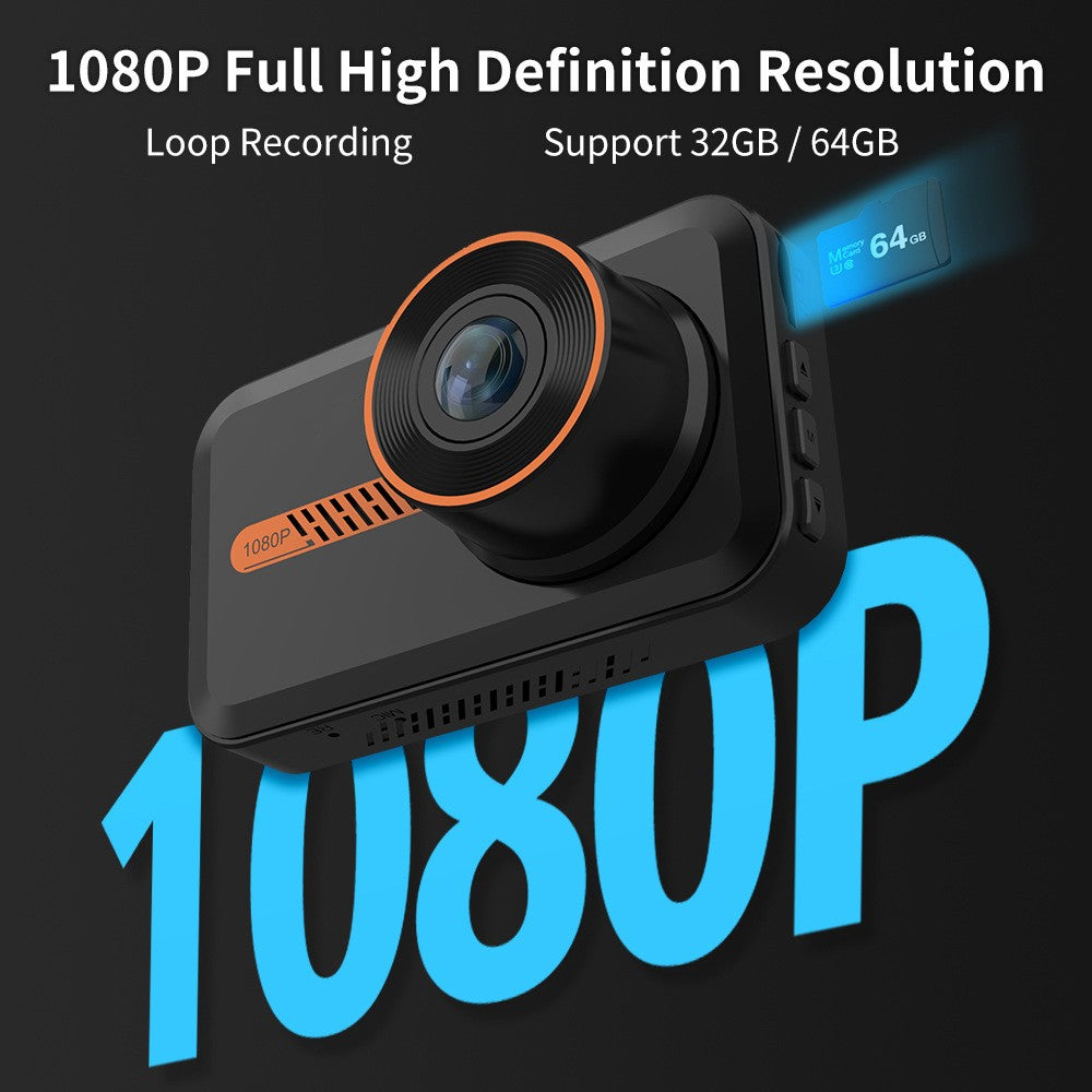 Dash Cam Cámara delantera y trasera para automóvil Dashcam dual 1080P FHD