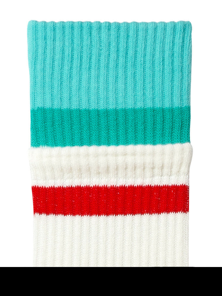 White exercise cotton socks