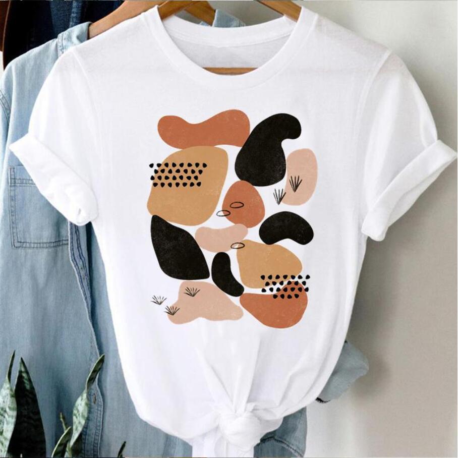 Women's Printed Cartoon Casual T-shirt