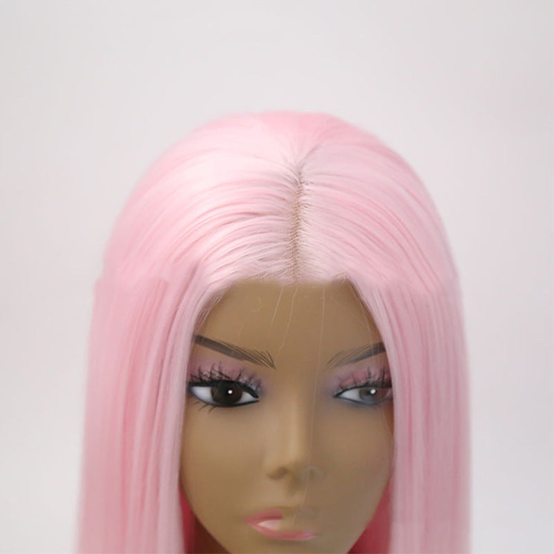 Women's Bobo headwear pink split short hair set