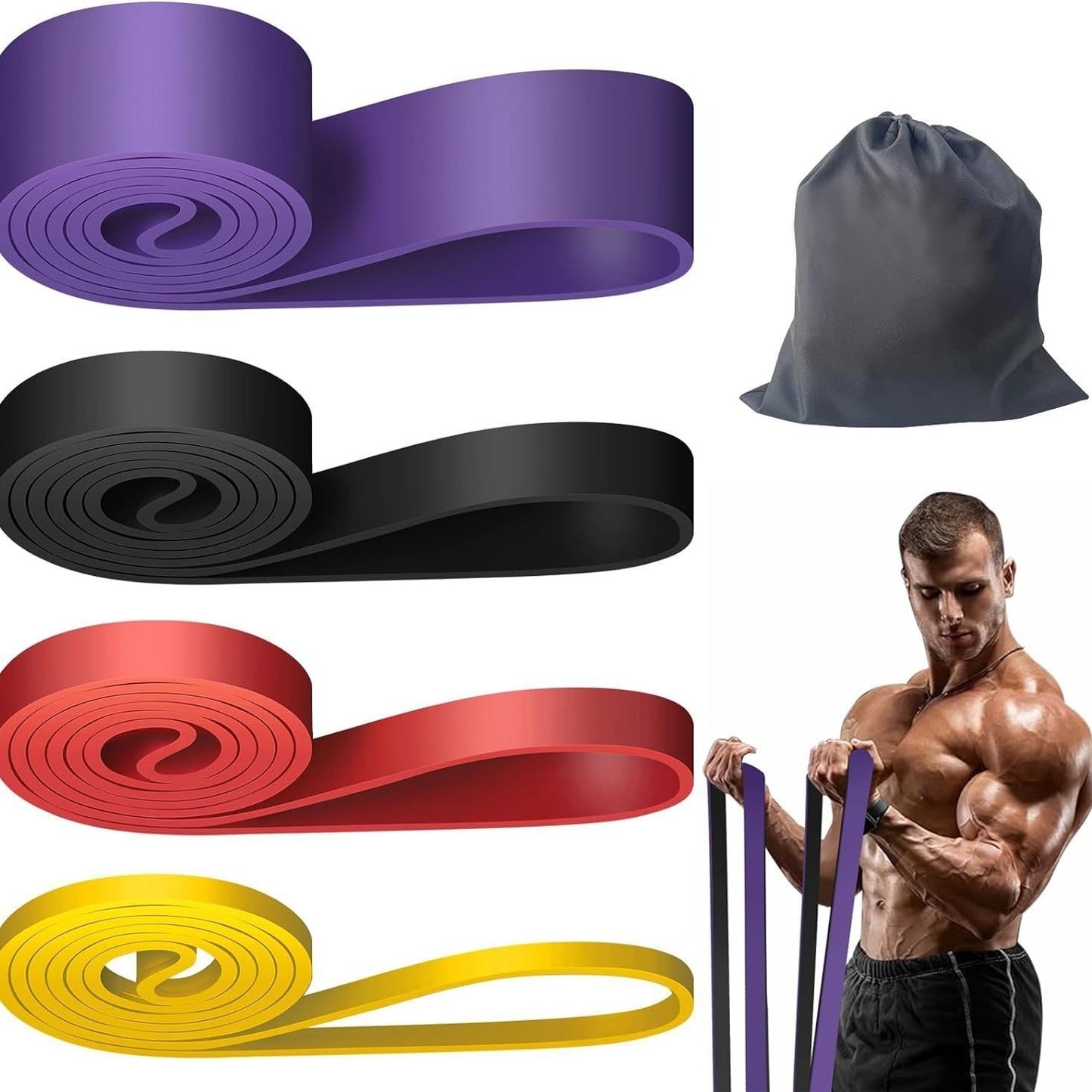 Indoor Fitness Exercise Resistance Band