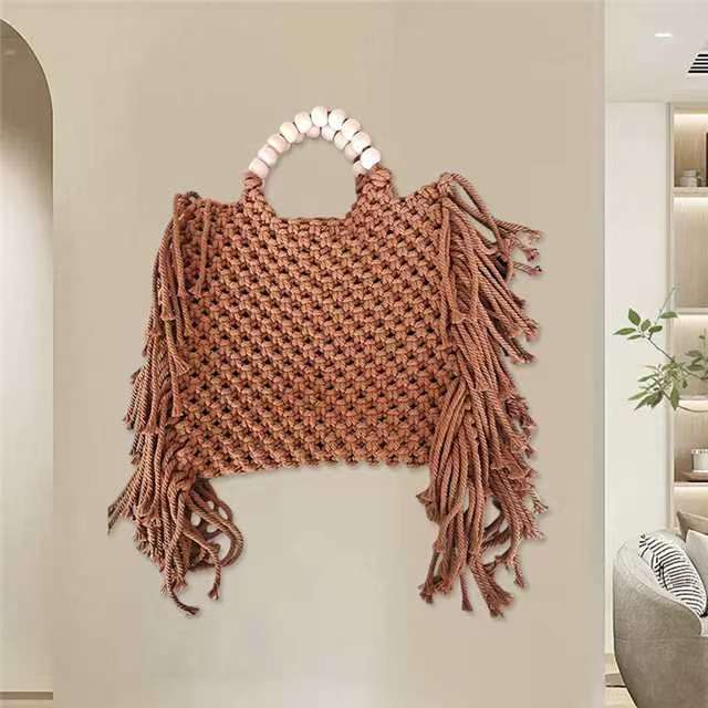 Bolso bandolera tejido casual de moda para mujer